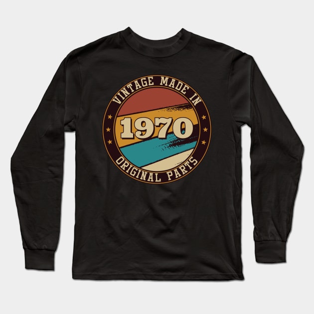 Vintage Made In 1970 50th Birthday Men Long Sleeve T-Shirt by Bestseller